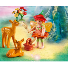 Fada Menina com Cervos