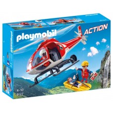 Playmobil Action - Helicóptero de Resgate de Montanha