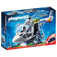 Playmobil City Action - Helicóptero da Polícia com Luzes LED